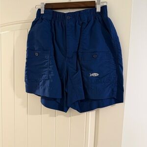 Men's Navy Aftco Shorts